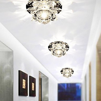 lotus fashion modern led crystal ceiling light lamp lustre home lighting