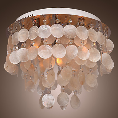 luminaire modern led crystal ceiling light lamp with 4 lights for living room bedroom lustres de sala