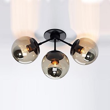modern simple artistic ceiling light with 3 lights for living room lamp plafon lustres de sala techo