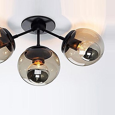 modern simple artistic ceiling light with 3 lights for living room lamp plafon lustres de sala techo