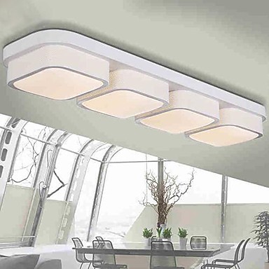 plafonnier led ceiling lamp with 4 lights for living room light fixtures home lighting,luminarias lustres de sala teto