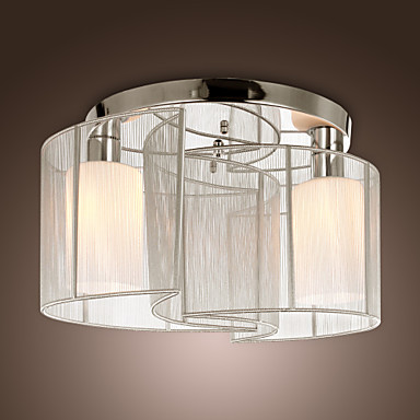 simple designed led modern ceiling light lamp with 2 lights for living home room lighting