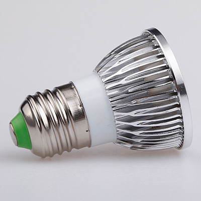 20pcs/lot led cob spotlight e27 85-265v 3w 270lm warm white/whire led bulb spot light