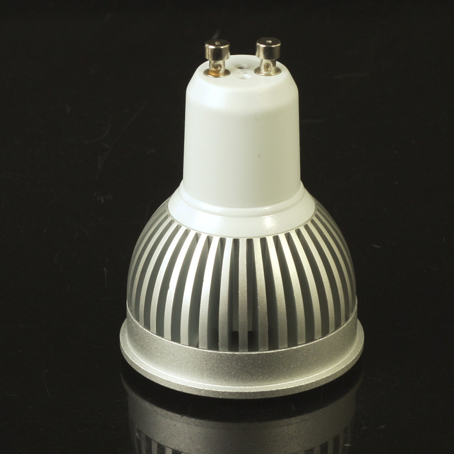 20pcs/lot led cob spotlight gu10 85-265v 5w 450lm warm white/whire led bulb spot light