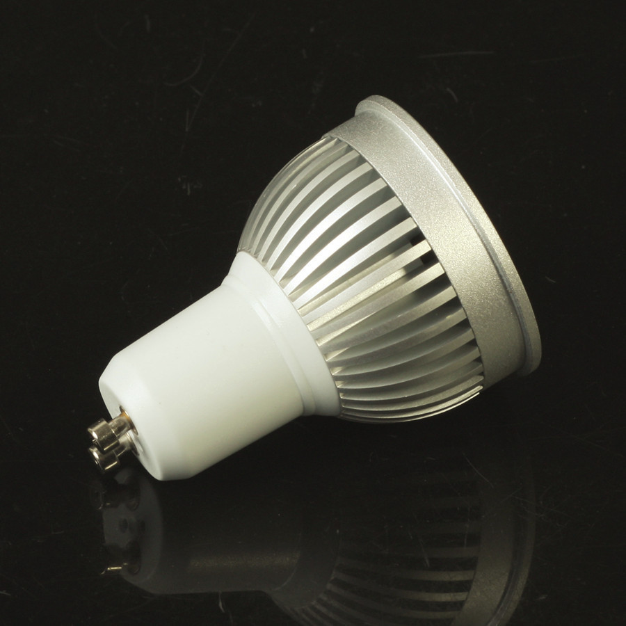 20pcs/lot led cob spotlight gu10 85-265v 5w 450lm warm white/whire led bulb spot light