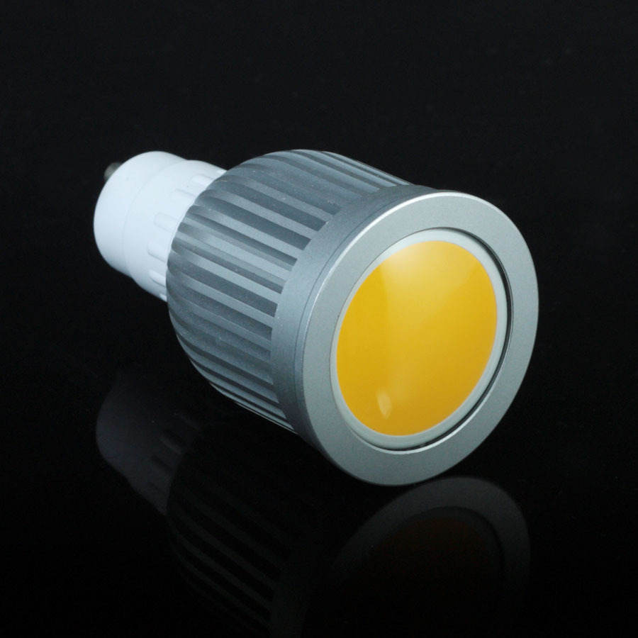 cob led spotlight gu10 85-265v 9w warm white/whire led bulb spot light
