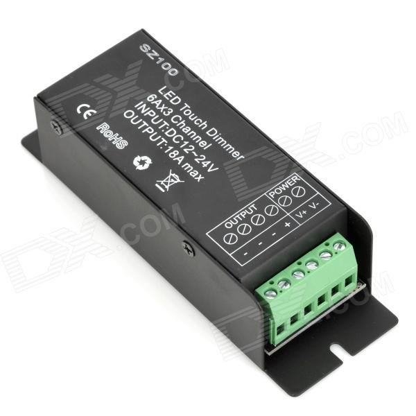 3-ch led touch dimmer switch controller receiver for led light stripe (12v~24v)