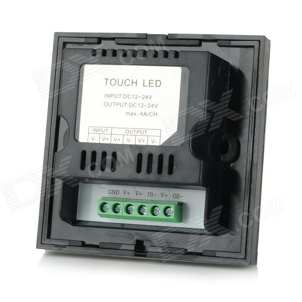 touch panel single color led strip dimmer 12v-24v ,light dimmer switch controller