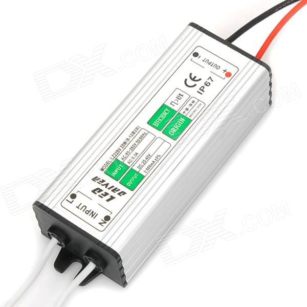 20w constant current led driver 20w 600ma waterproof driver led power supply ( input 85-265v/output 25-45v )