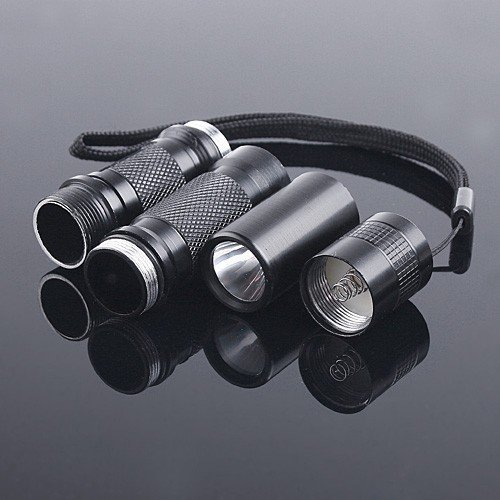 10pcs bright waterproof mini led flashlight torch for camping sporting retail and whole
