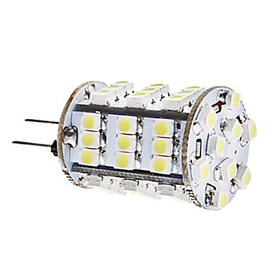10pcs g4 led 12v 3w 54*smd3528 270lm warm white/white led lamp bulb g4 12v for car