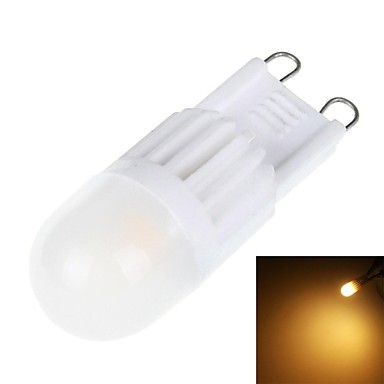 10pcs g9 led 220v 2w cob warm white/white led lamp bulb g9 220v for home lighting