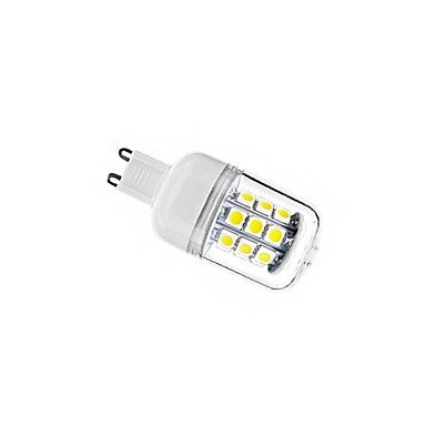 10pcs g9 led 220v 3w 30xsmd5050 warm white/white led lamp bulb g9 220v for home lighting