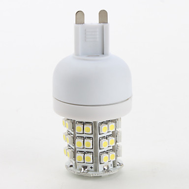 10pcs g9 led 220v 3w 48*smd3528 warm white/white led lamp bulb g9 220v for home lighting
