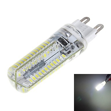 4pcs g9 led 220v 5w 104xsmd3014 warm white/white led lamp bulb g9 for home lighting