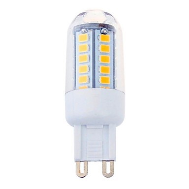 5pcs g9 led 220v 3w 42*smd3528 240lm warm white/white led corn lamp bulb g9 220v for home lighting