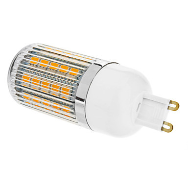6pcs g9 led 220v 9w 47*smd5050 warm white/white led lamp bulb g9 220v for home lighting