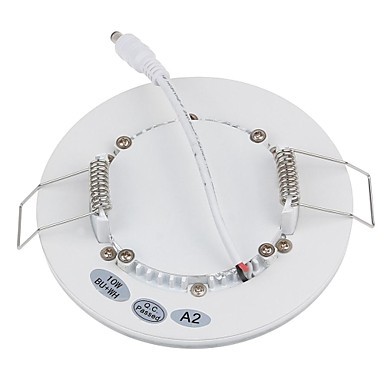 10w round glass led panel light, with bule light kitchen led down ceiling light ac85-265v - Click Image to Close