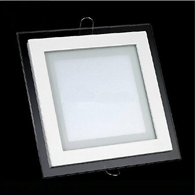 square glass mask led panel light 18w smd 5730 kitchen lamp mini led ceiling lights ac85-265v