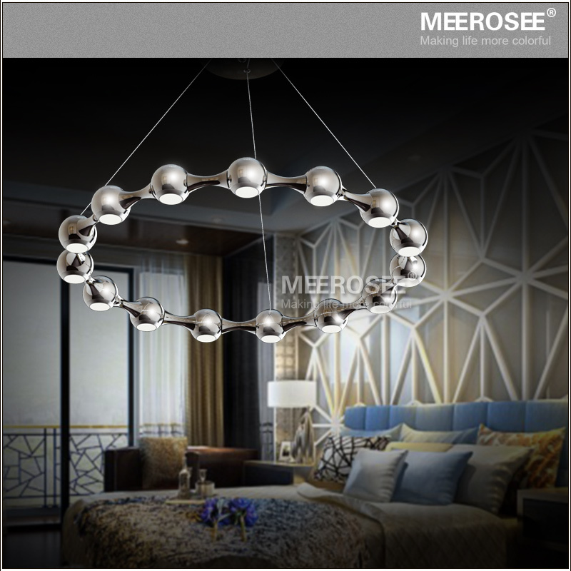 15 lights led ring chandelier light fixture modern led lustre hanging lamp suspension drop light 45w