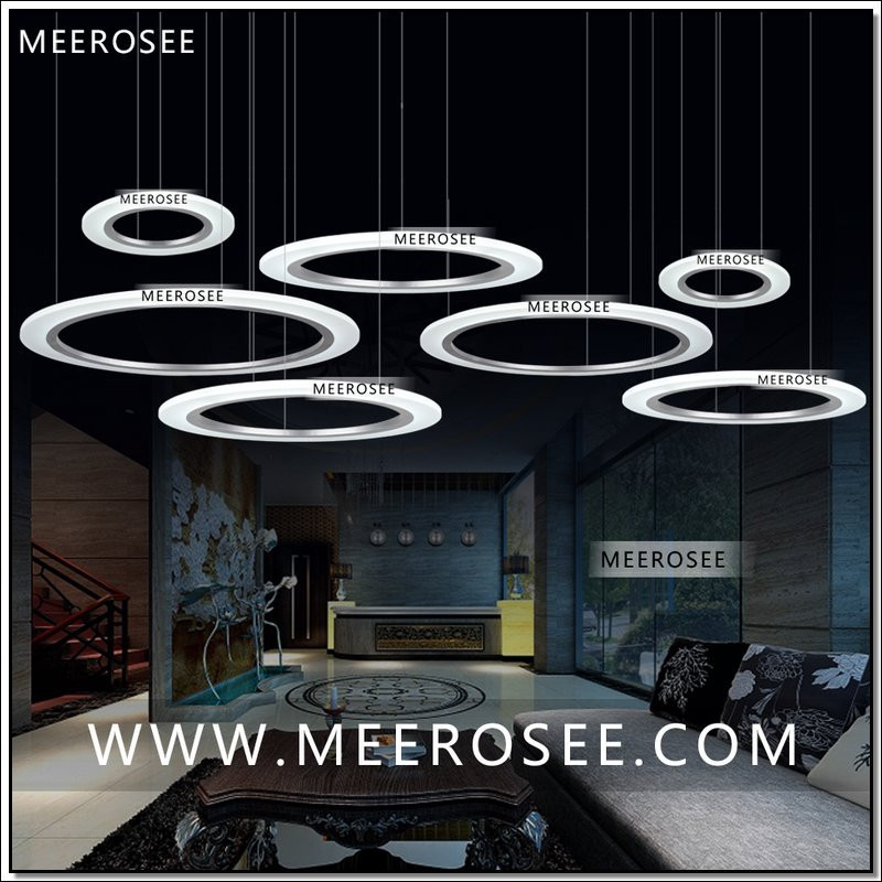 modern acryl ring led circle chandelier lamp / light / light fitting smd 5050 fashion designer led pendant lamp