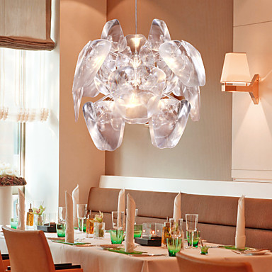 1-light artistic acryl modern led pendant lights lamp