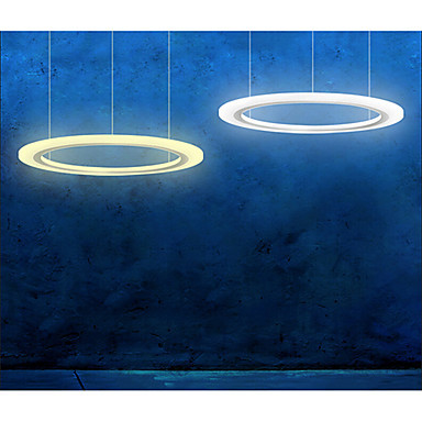 30cm acrylic round hanging modern led pendant light lamp for dining living room , hanglamp lustres de sala teto