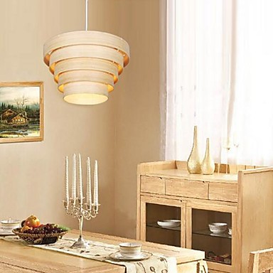 bamboo handwork modern led pendant lights lamp with 1 light for dinning living room lustre pendentes
