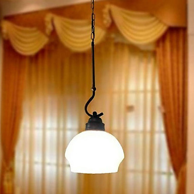 bronze vintage led pendant lights lamp with 1 light for living room lustre pendente