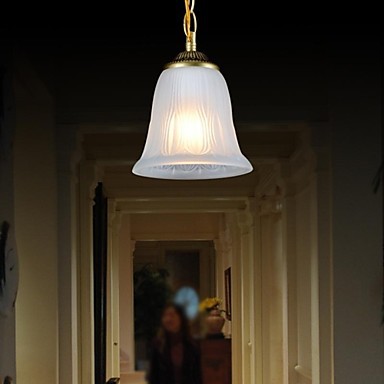 bronze vintage led pendant lights lamp with 1 light for living room lustre pendentes