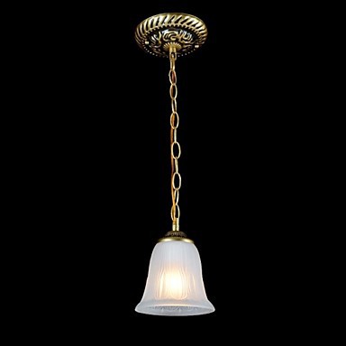 bronze vintage led pendant lights lamp with 1 light for living room lustre pendentes