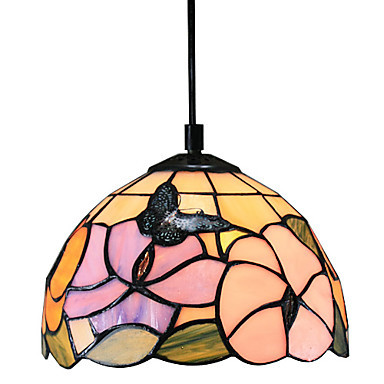 butteryfly pattern vintage led pendant lights lamp with 1 light for dinning living room lustres de sala