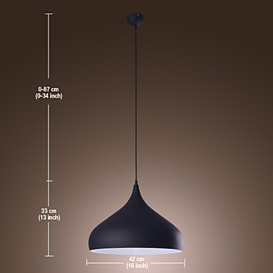 handing luminaire led 60w modern pendant light lamp with spinning-top