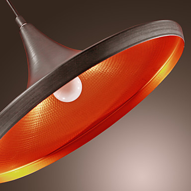 led streamlined modern lighting pendant light lamp in black