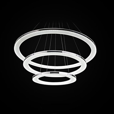 modern chic stainless steel plating acrylic led pendant light lamp,165 lights