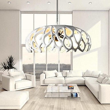 resin and glass modern led pendant light lamp for living dinning room, lustres e pendente sala teto lamparas