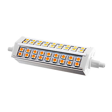 r7s led 135mm 10w 54*5050smd white/warm white light led corn bulb (85-265v)