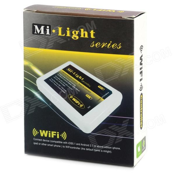 2.4ghz wifi led controller for led bulb / strip - white + black