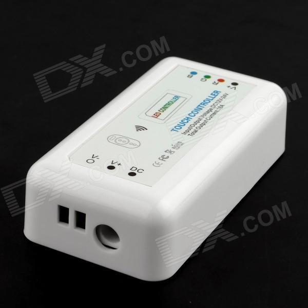 wireless touch panel controler rgb led controller dimmer - black for rgb strip module (dc 12v/24v)