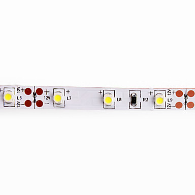 2pcs/lot led strips lights lamps non-waterproof 5m smd 3528 300 leds/roll 12v warm white/white