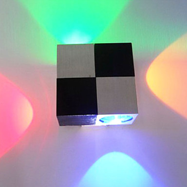 4w aluminum modern wall light lamp ledwith 4 lights abstract cubic design arandelas lampara de pared wall sconce