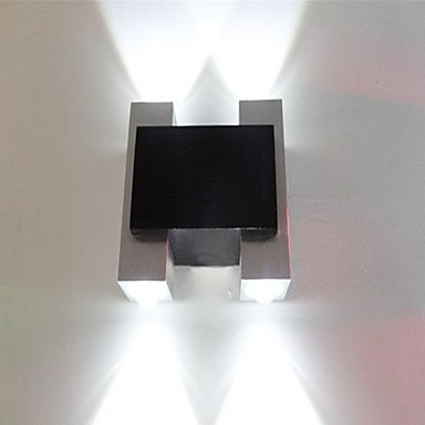 4w modern led wall light lamp with 4 lights for home lighting wall sconce silver shuttle design