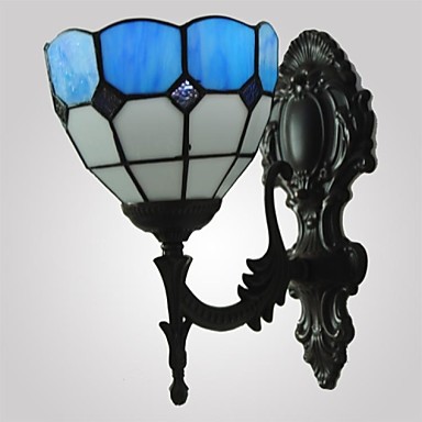 6 inches stained glass tiffany vintage lamp wall led light for home lighting arandela lampara pared