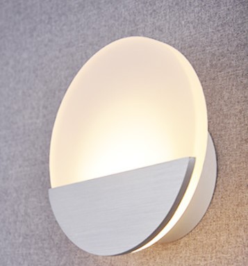 6w acryl round led wall light home indoor lighting modern wall sconce,arandela de parede lamparas