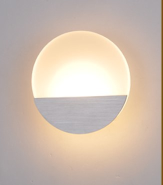 6w acryl round led wall light home indoor lighting modern wall sconce,arandela de parede lamparas