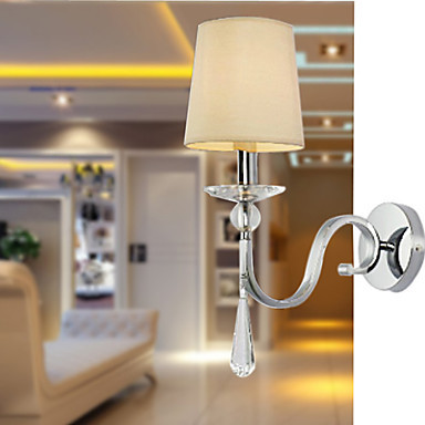 chandelier style arm crystal droplet modern led wall light lamp for home wall sconce