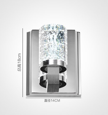 electroplating modern led bathroom wall lights lamps with 1 light for home lighting wall sconce