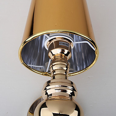 golden modern led wall lights lamp with 1 light for livng room wall sconce