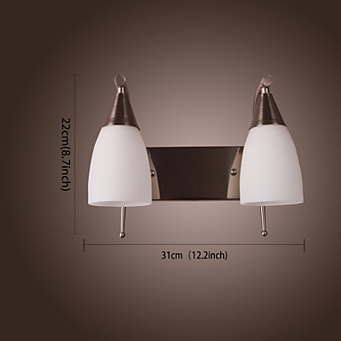 modern led wall lamp light with 2 lights for bedroom home lighting,wall sconces