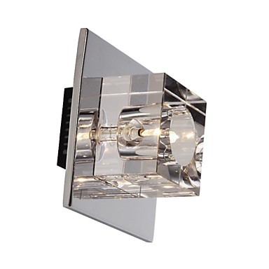 stainless steel plating modern crystal led wall lights lamp home lighting wall sconce